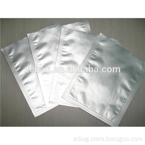 moistureproof pure aluminum foil PET/AL/PE three side seal gusset two side seal gusset